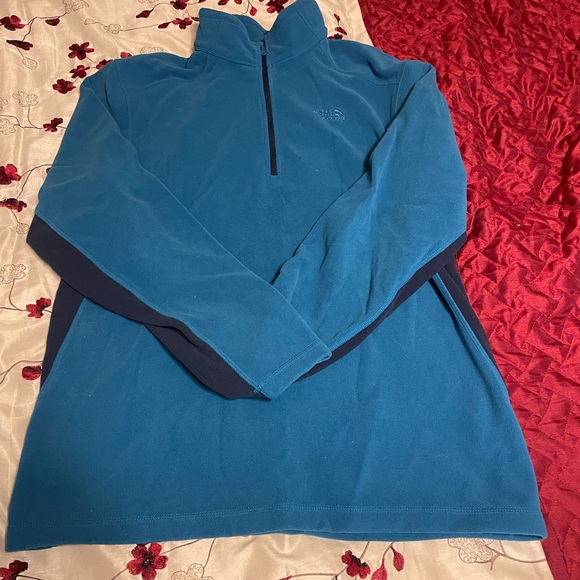 The North Face Other - North Face 1/4 zip sweater mens Medium blue fleece
